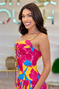 FR Exotic Flower Dress