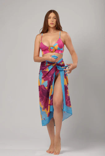 FR Exotic Flower Cover up