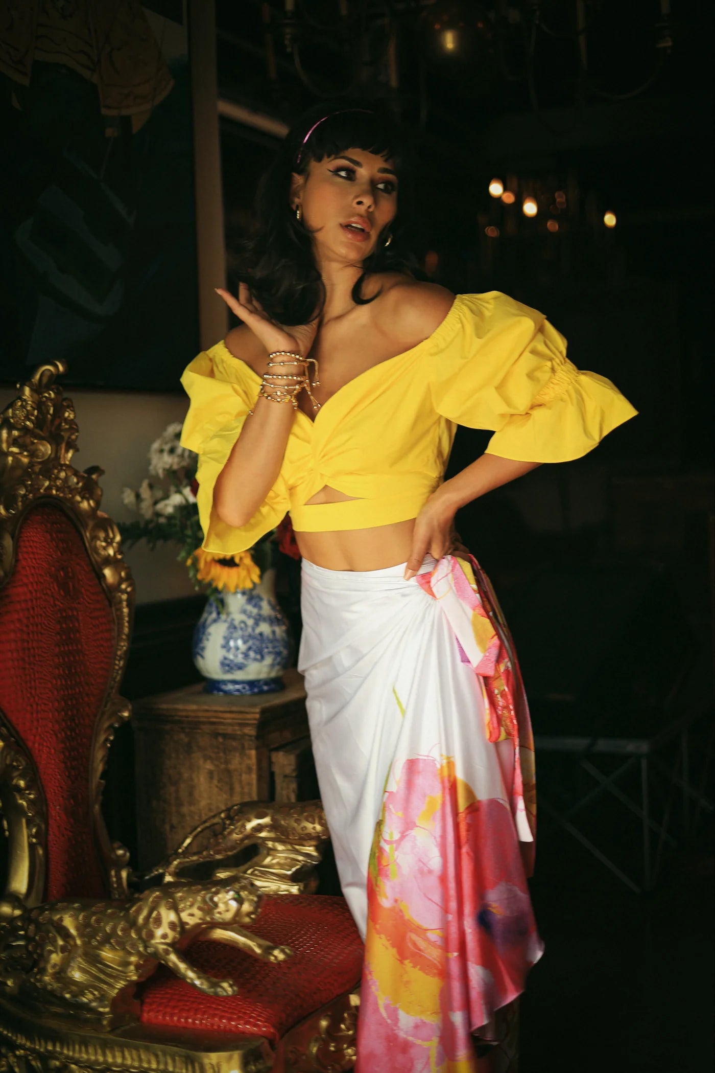 FR Sienna Top Yellow